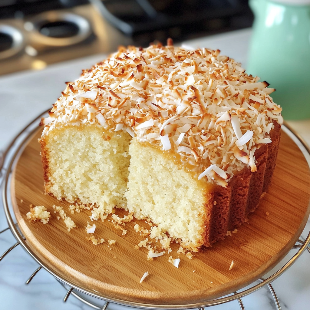 The Very Best Coconut Pound Cake Recipe