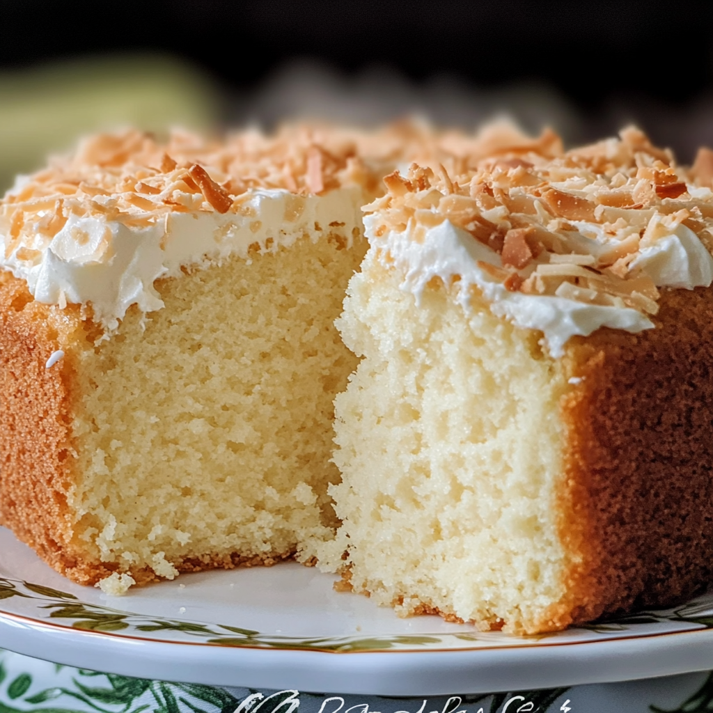 The Ultimate Tropical Coconut Cream Cheese Pound Cake