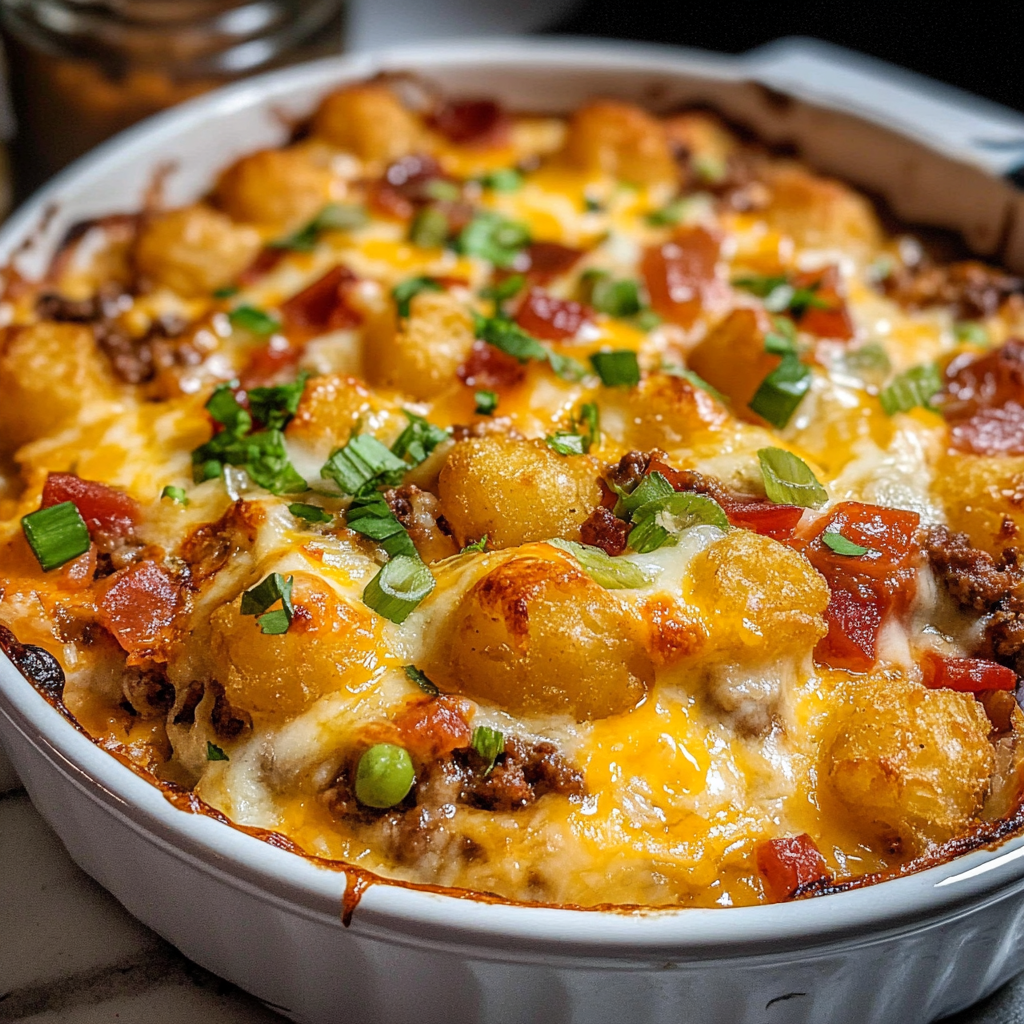 Ultimate Cheeseburger Tater Tot Casserole: A Crowd-Pleasing Comfort Dish