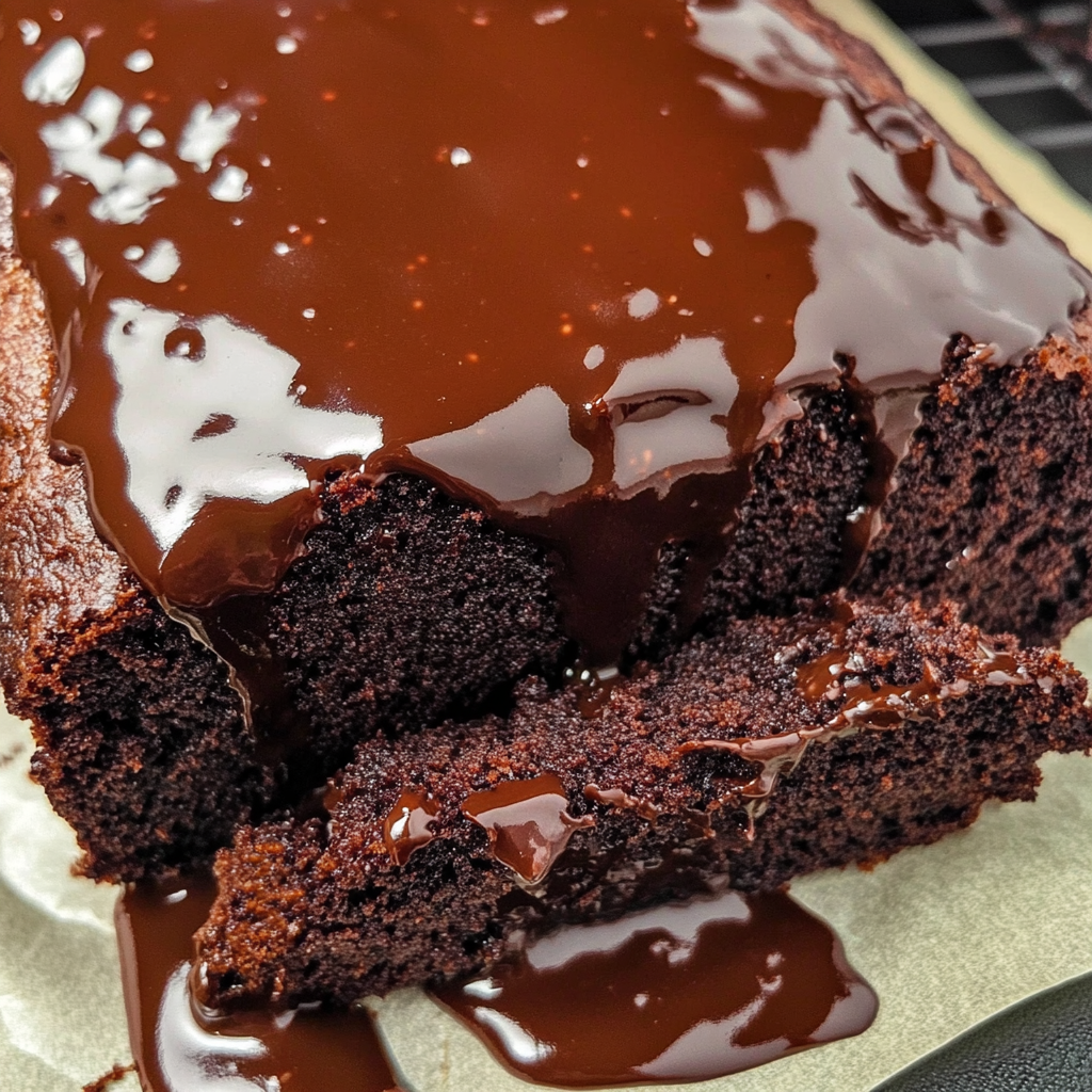 Hot Fudge Brownie Bread