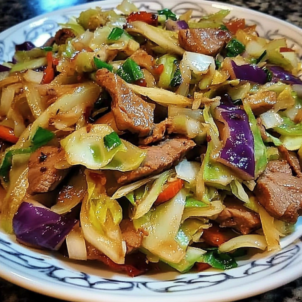 Low-Carb Cabbage and Beef Stir Fry: A Quick and Healthy One-Pan Wonder