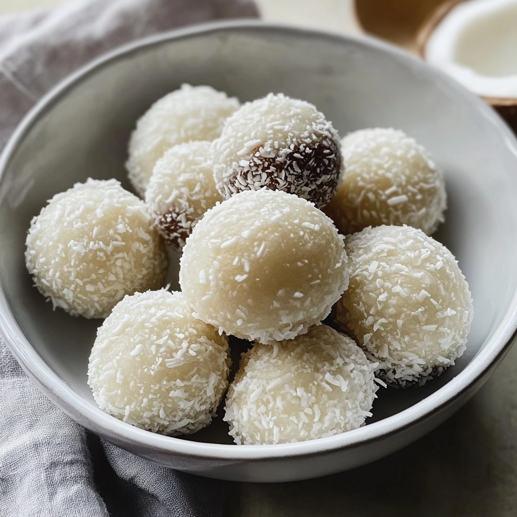 No Bake Coconut Cream Balls: A Tropical Sweet Treat