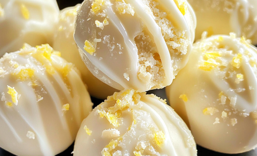 White Chocolate Lemon Truffles: A Burst of Citrus Bliss