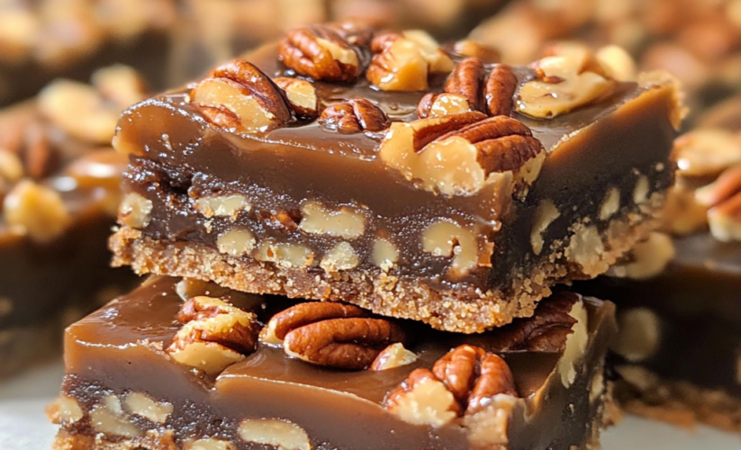 Pecan Turtles Bars: A Decadent Layered Dessert