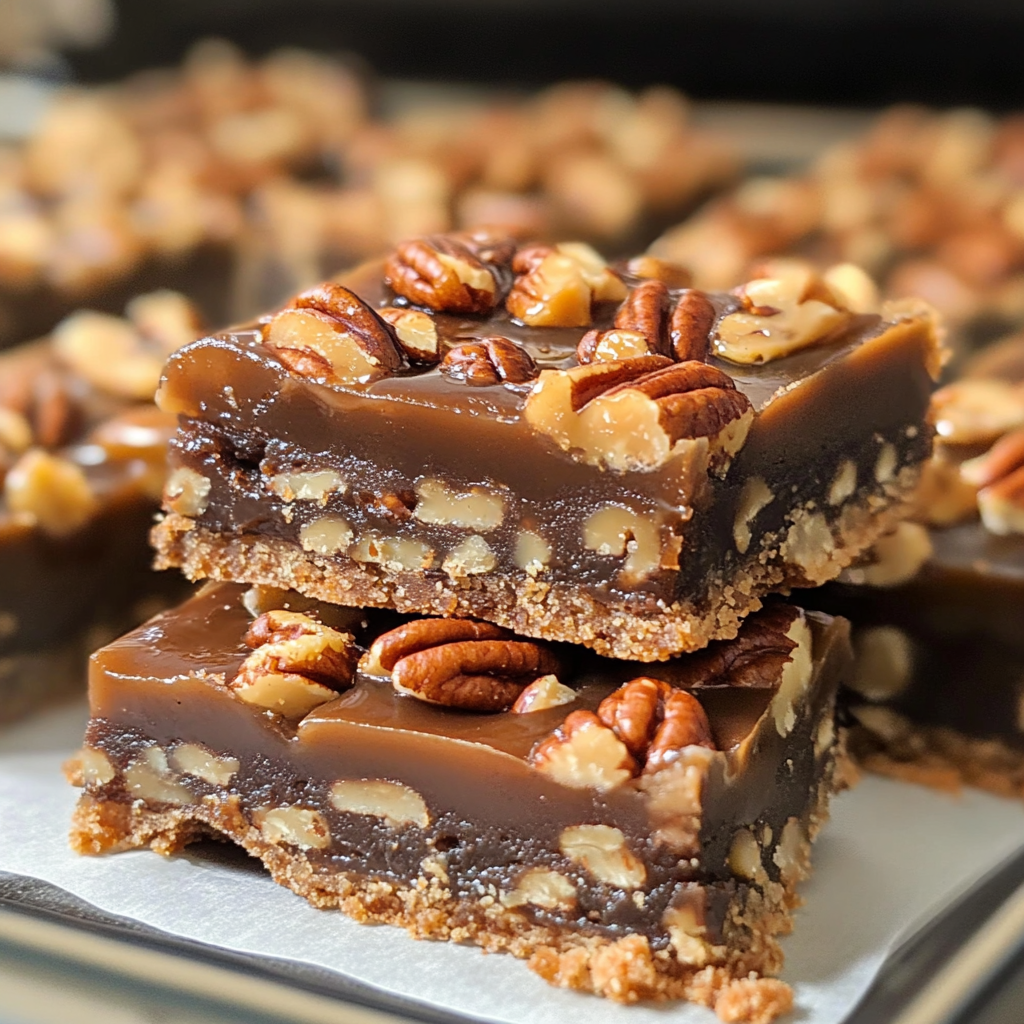 Pecan Turtles Bars: A Decadent Layered Dessert