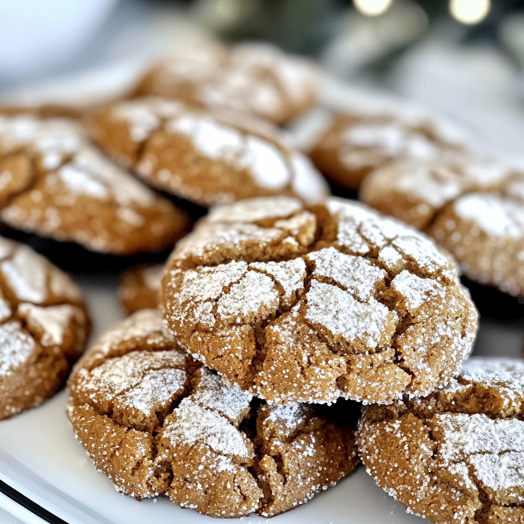 Easy Gingerbread Crinkle Cookies: A Festive Holiday Treat