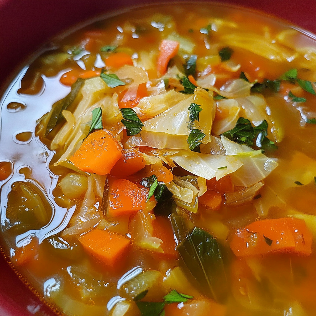 Cabbage Fat-Burning Soup: A Healthy & Flavorful Bowl