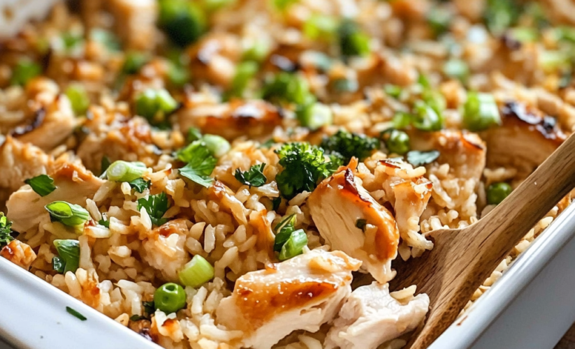 Teriyaki Chicken and Rice Casserole: A Flavorful, One-Pan Wonder