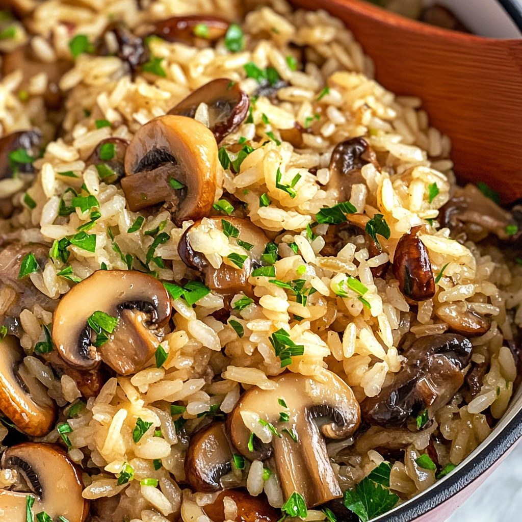 Our Favorite Mushroom Rice: A Savory Side Dish