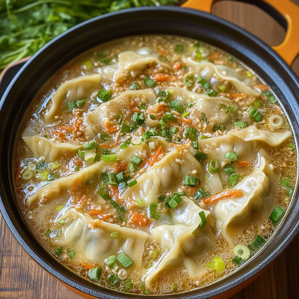 Potsticker Soup: A Comforting Asian-Inspired Creation