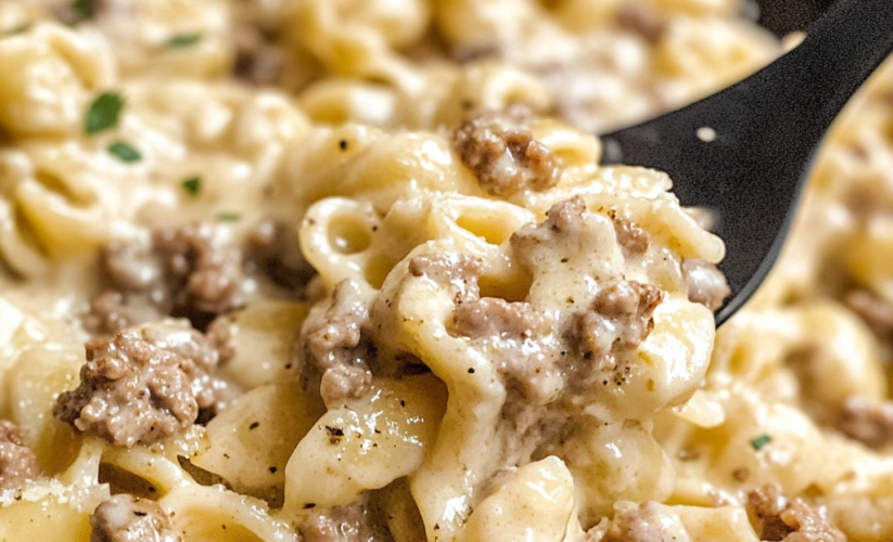 Rich & Creamy Ground Beef Alfredo Pasta: A Luxurious Twist on Classic Comfort