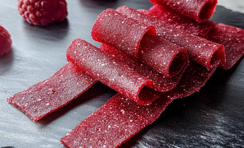 3 Ingredient Raspberry Fruit Leather: Nature’s Candy Simplified