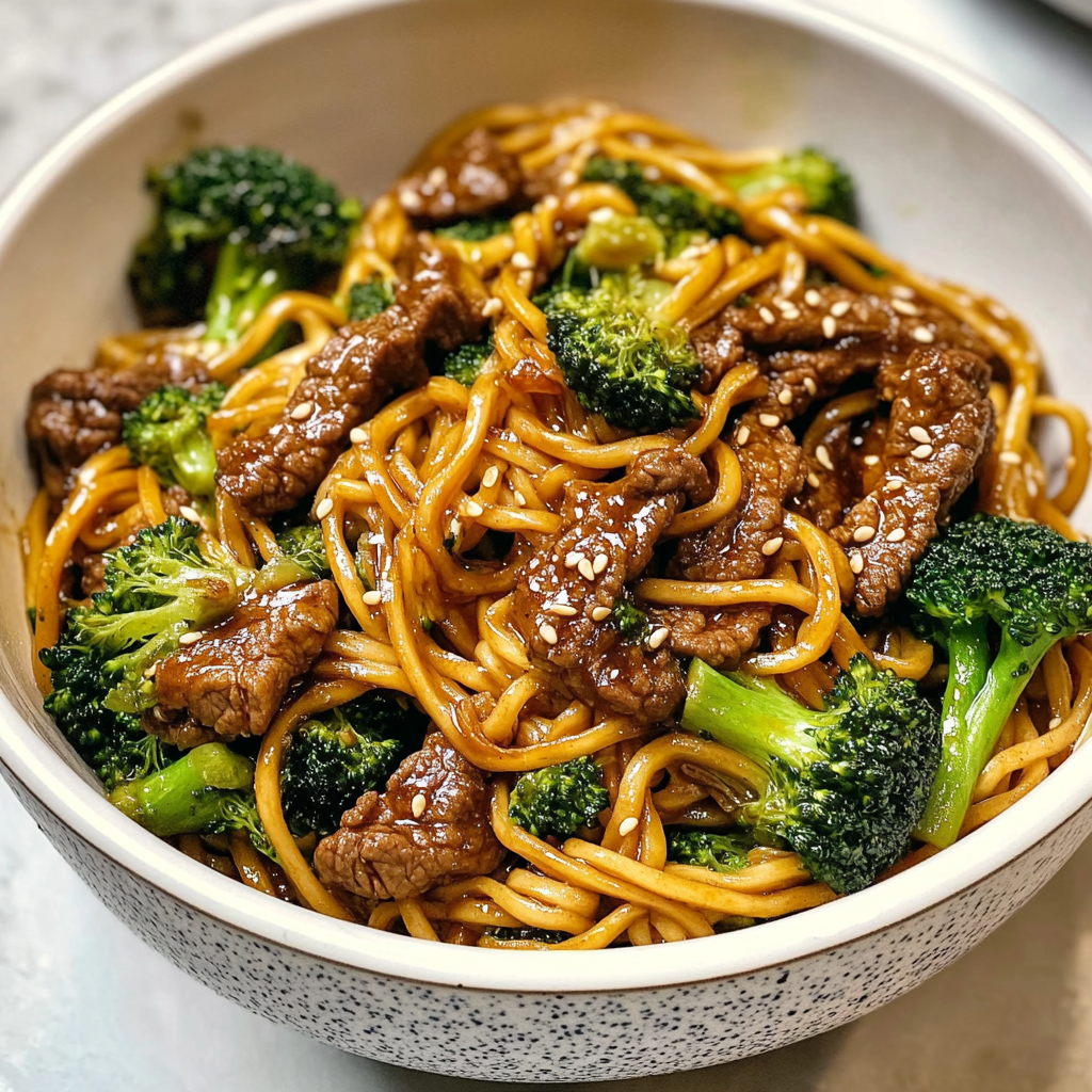 Tender Beef and Broccoli Lo Mein: A Takeout Favorite Made at Home