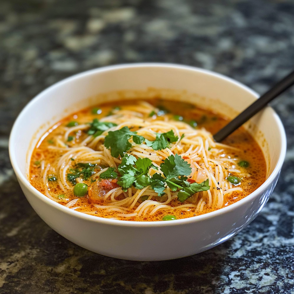 Thai Red Curry Noodle Soup