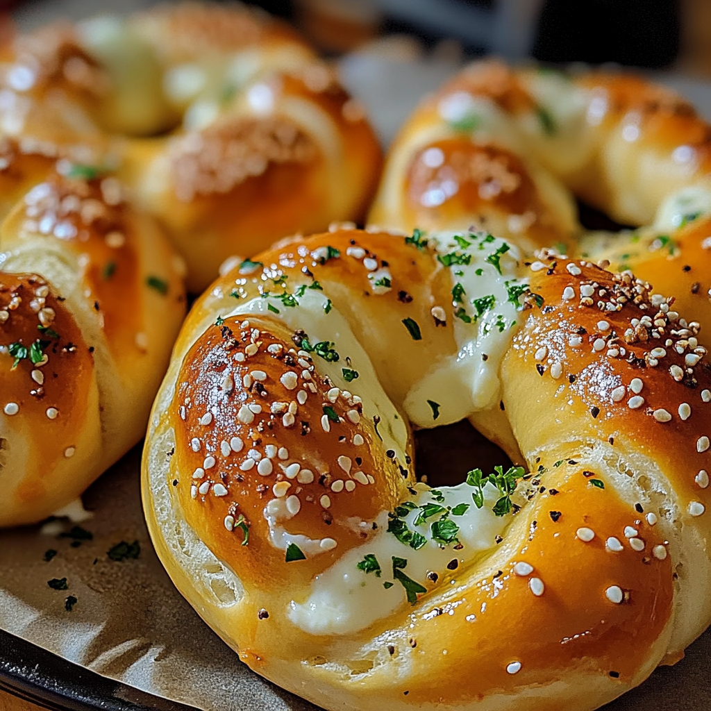 Mozzarella Stuffed Soft Pretzels: A Cheesy Comfort Classic