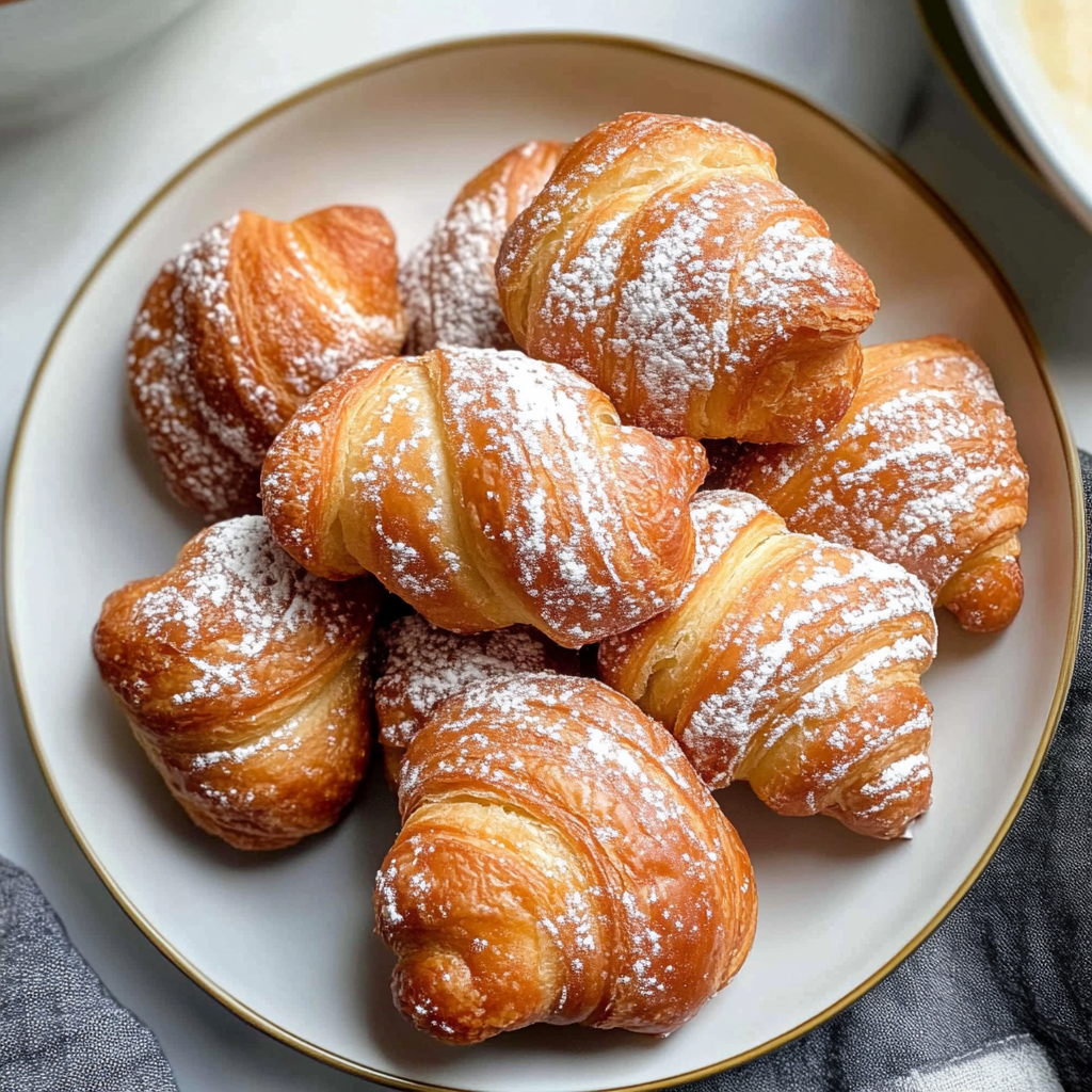 Crispy and Tasty Fried Croissant Beignets: A Delightful Dessert Fusion