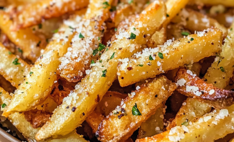 Crispy Air Fryer Garlic Parmesan Fries