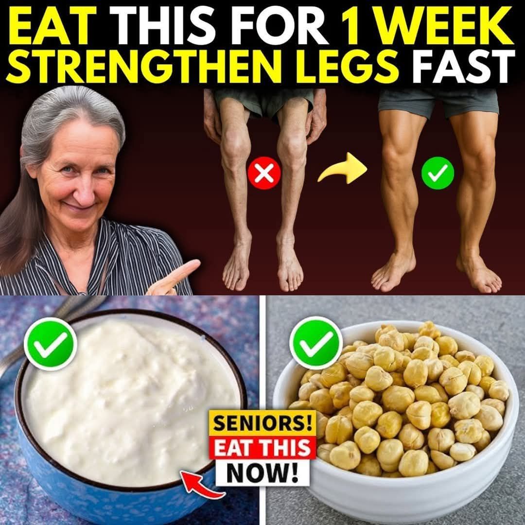 SENIORS: Eat These 15 Foods to STRENGTHEN Your Legs After 60