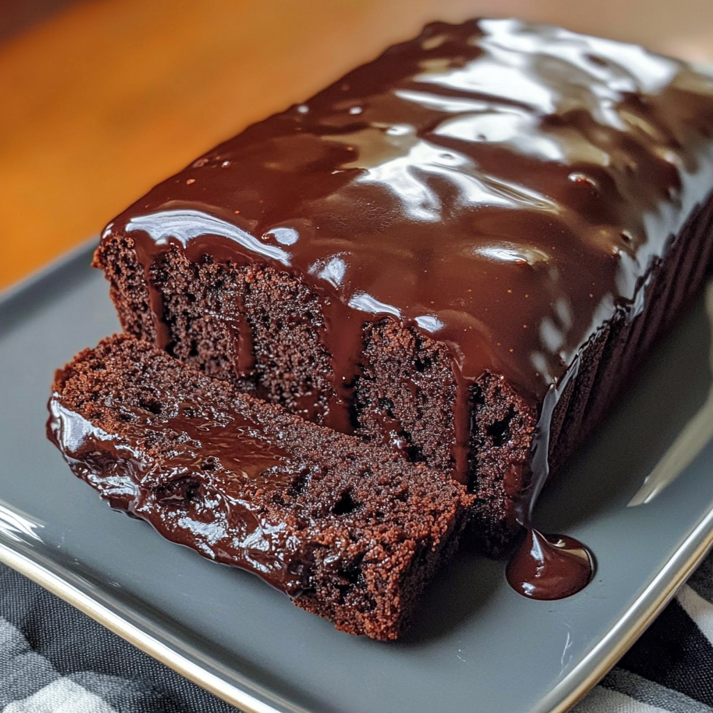 Hot Fudge Brownie Bread
