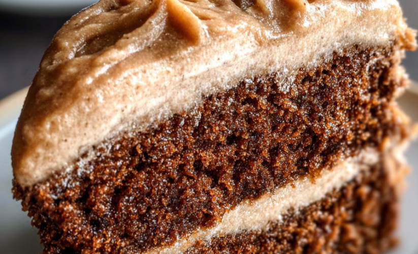 Gingerbread Cake with Cinnamon Molasses Frosting