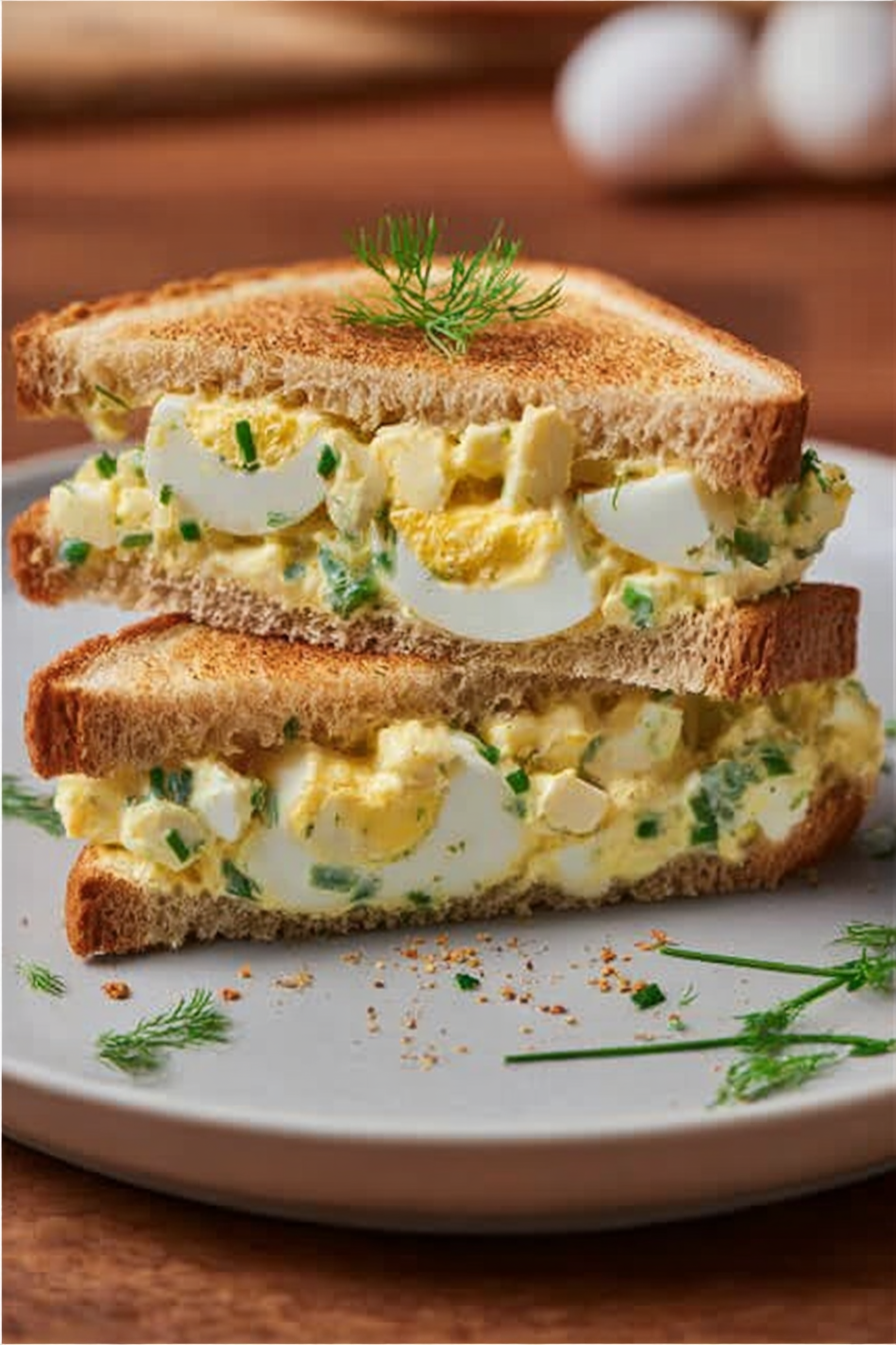 Classic Egg Salad Sandwiches
