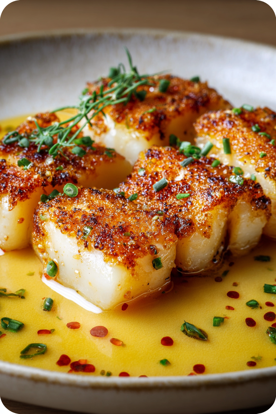 Garlic Butter Cod Strips