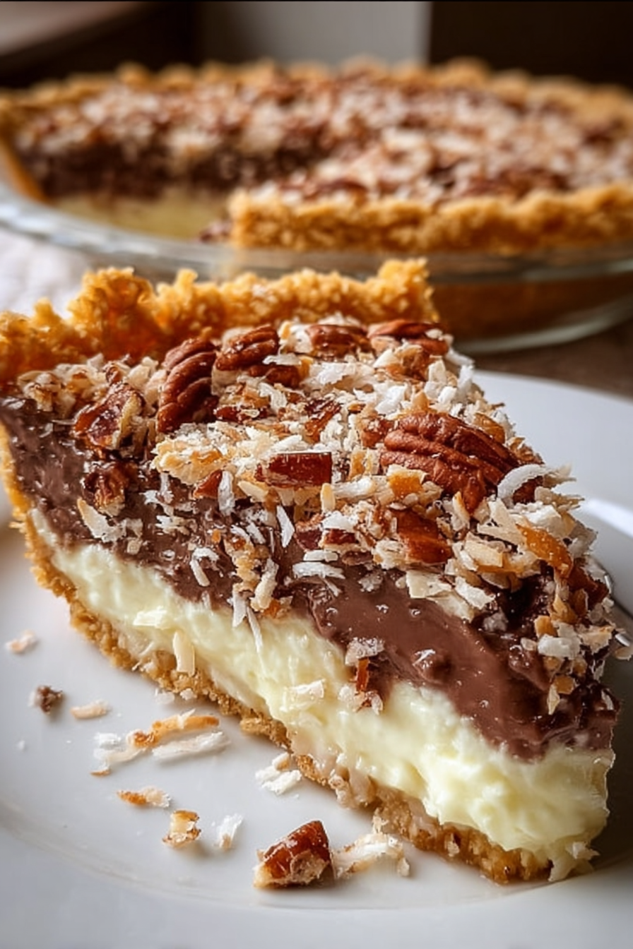 No-Bake German Chocolate Pie