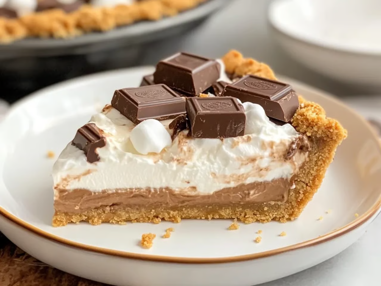 S’mores Cookie Dough Pie
