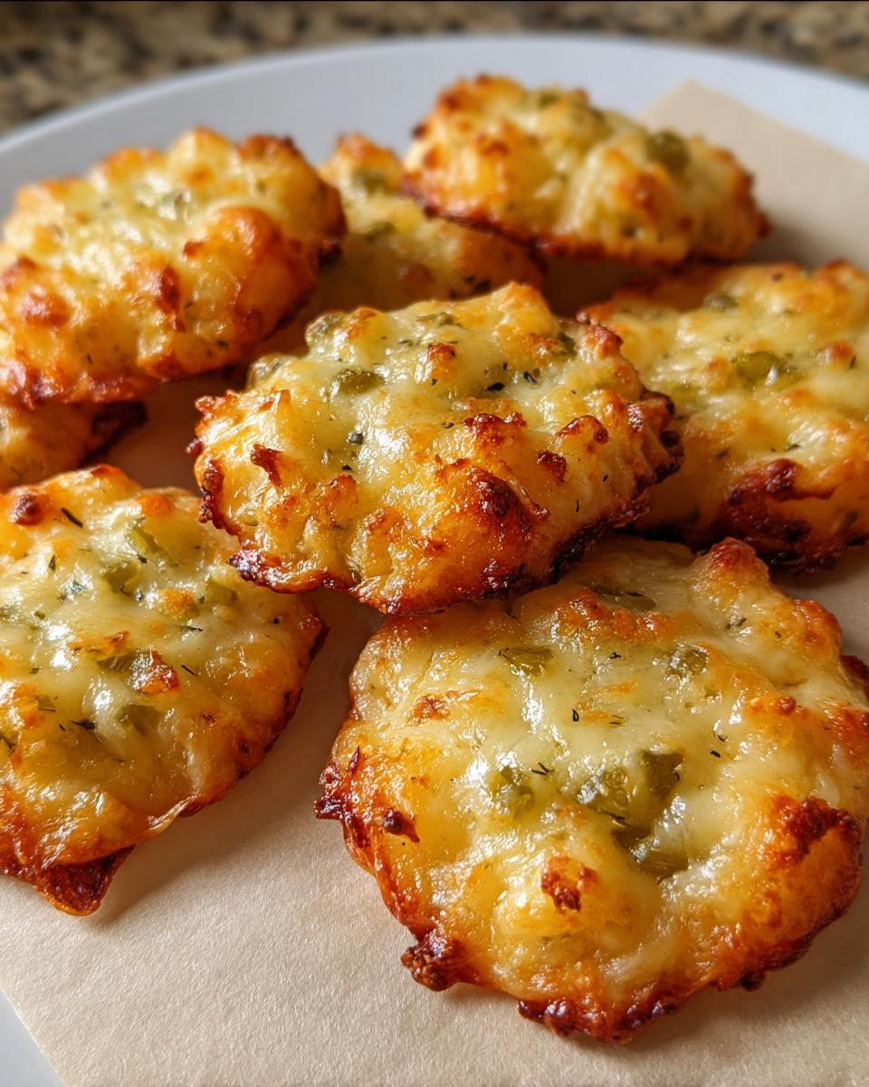 Crispy Pickle Cheese Bites