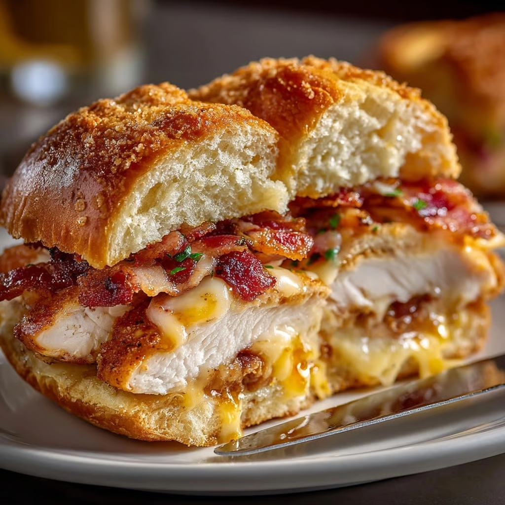 Maple Chicken Bacon Sliders