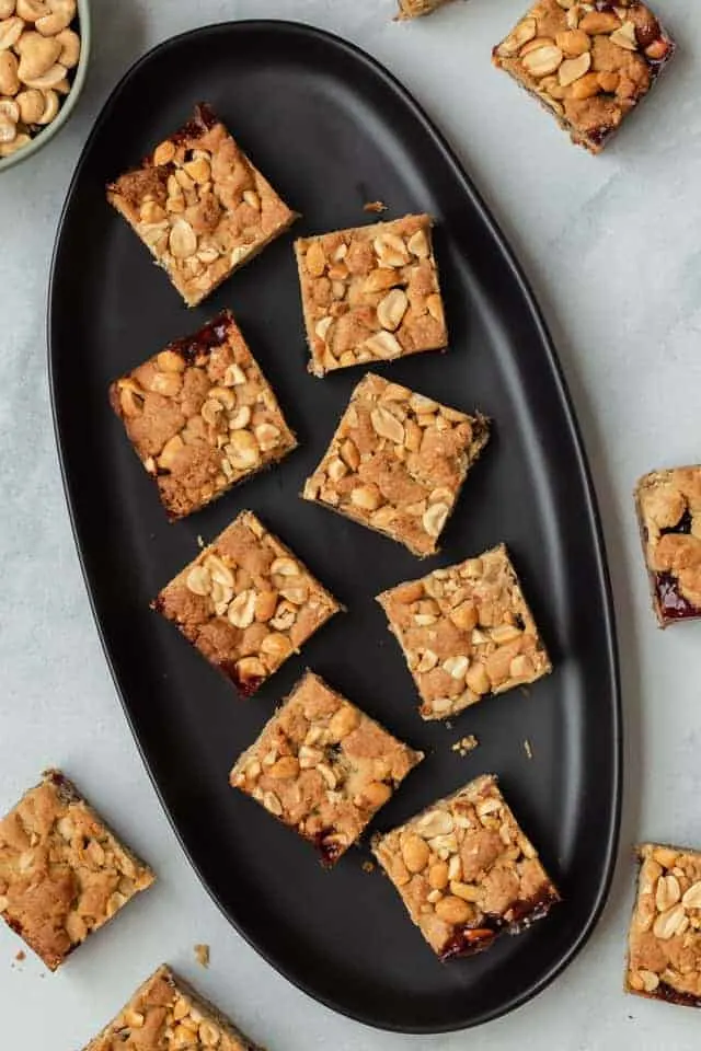 Peanut Butter and Jelly Bars
