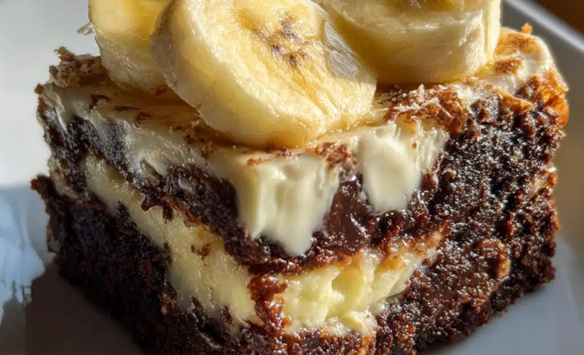 Banana Pudding Brownies
