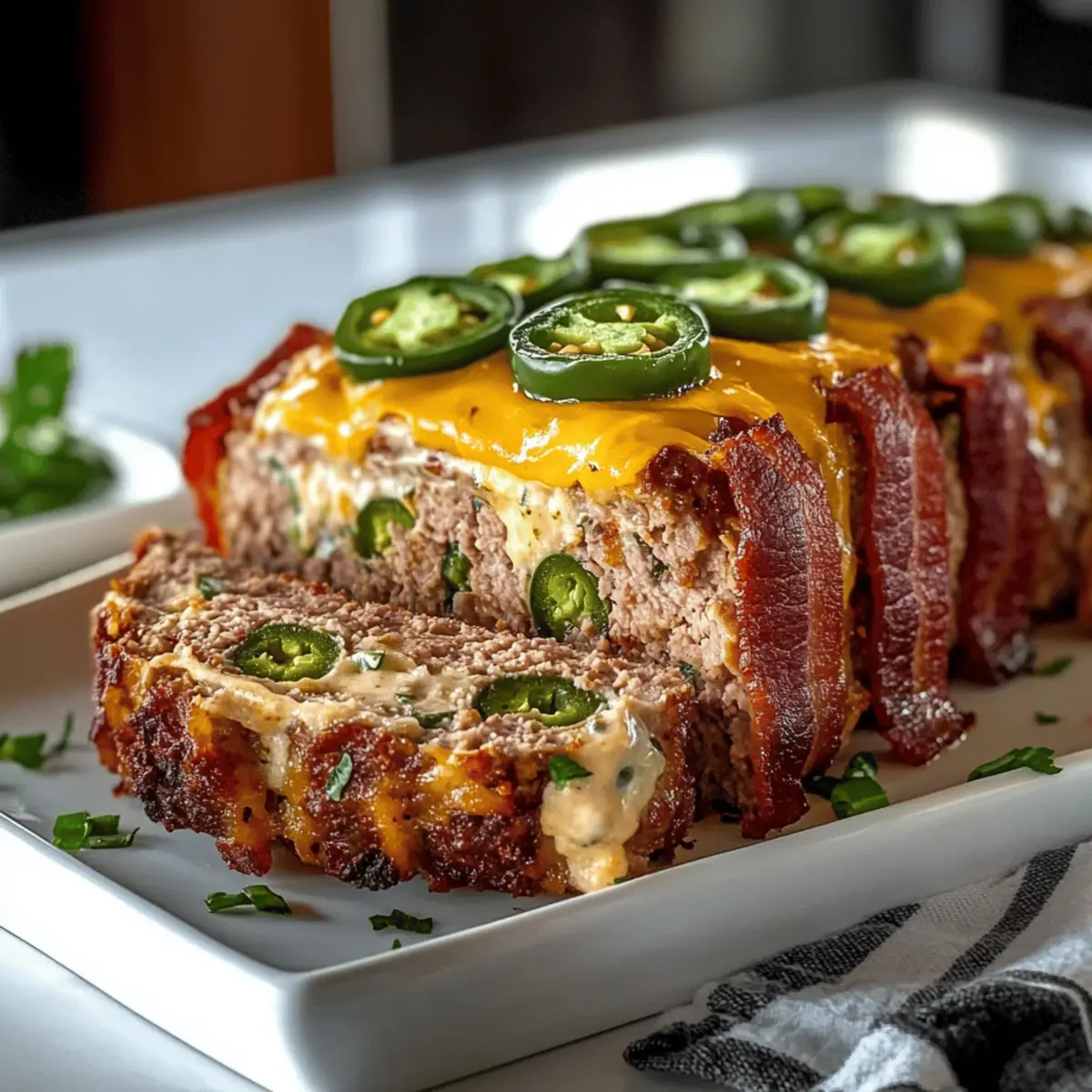 Smoky Jalapeño Popper Meatloaf