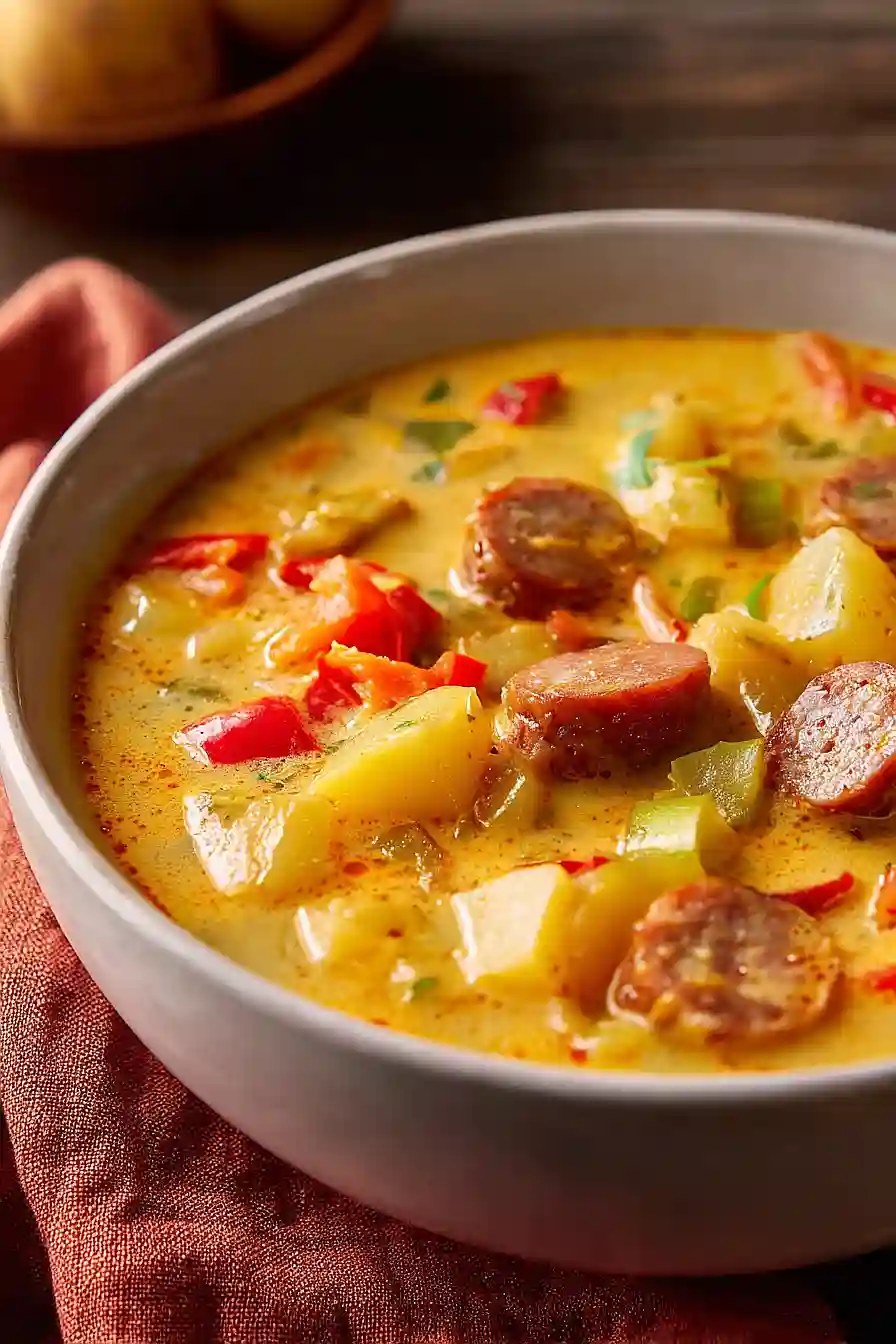 Classic Dutch Oven Cajun Potato Soup