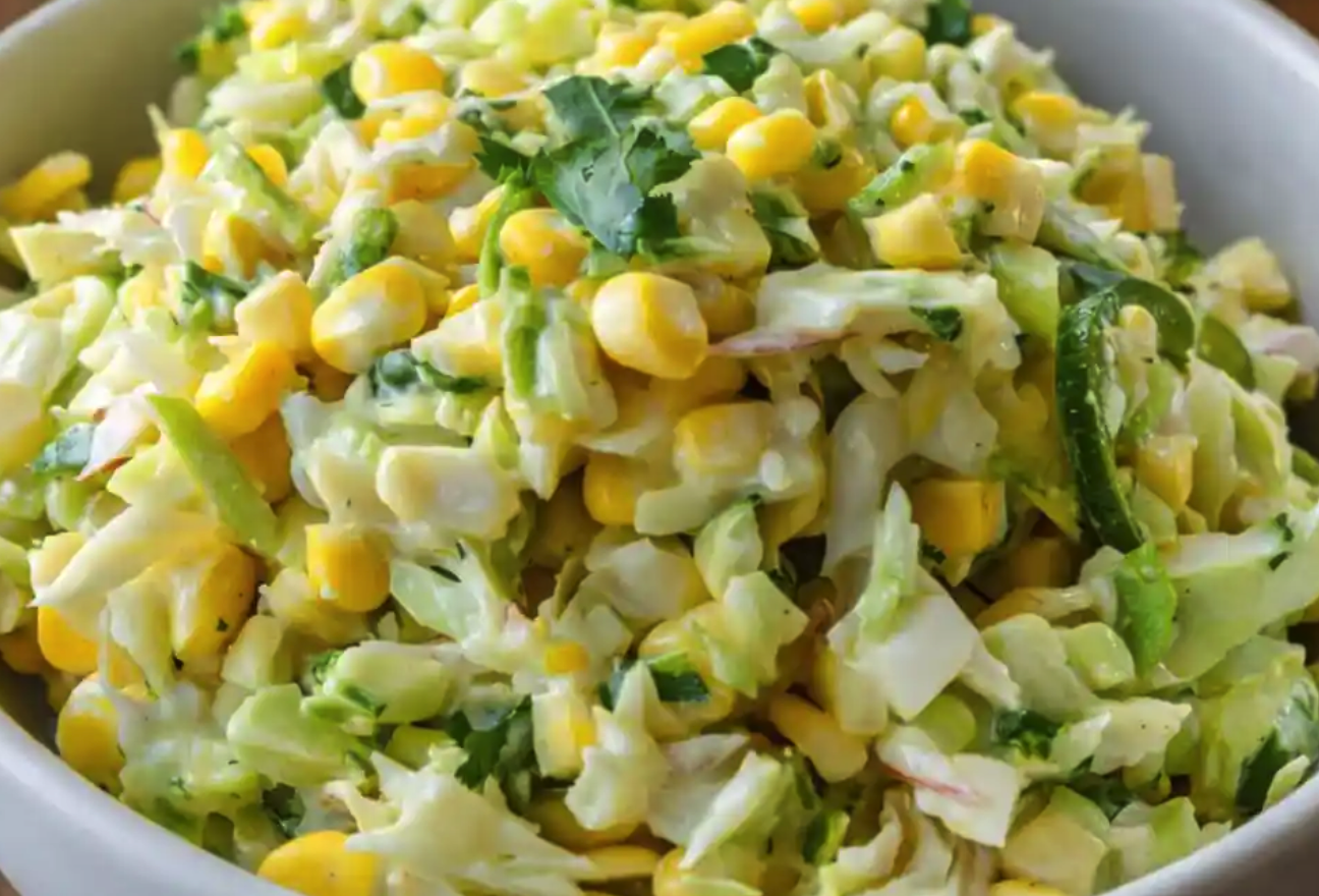 Jalapeño Corn Coleslaw
