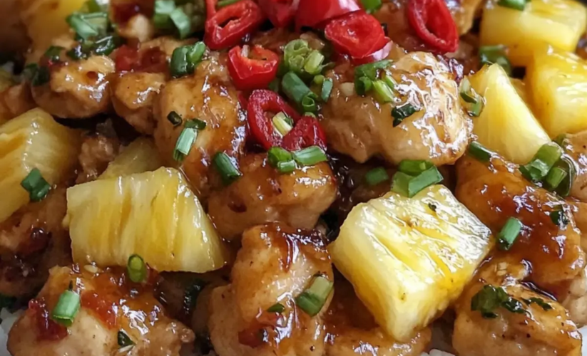 Savory Pineapple Chicken and Rice