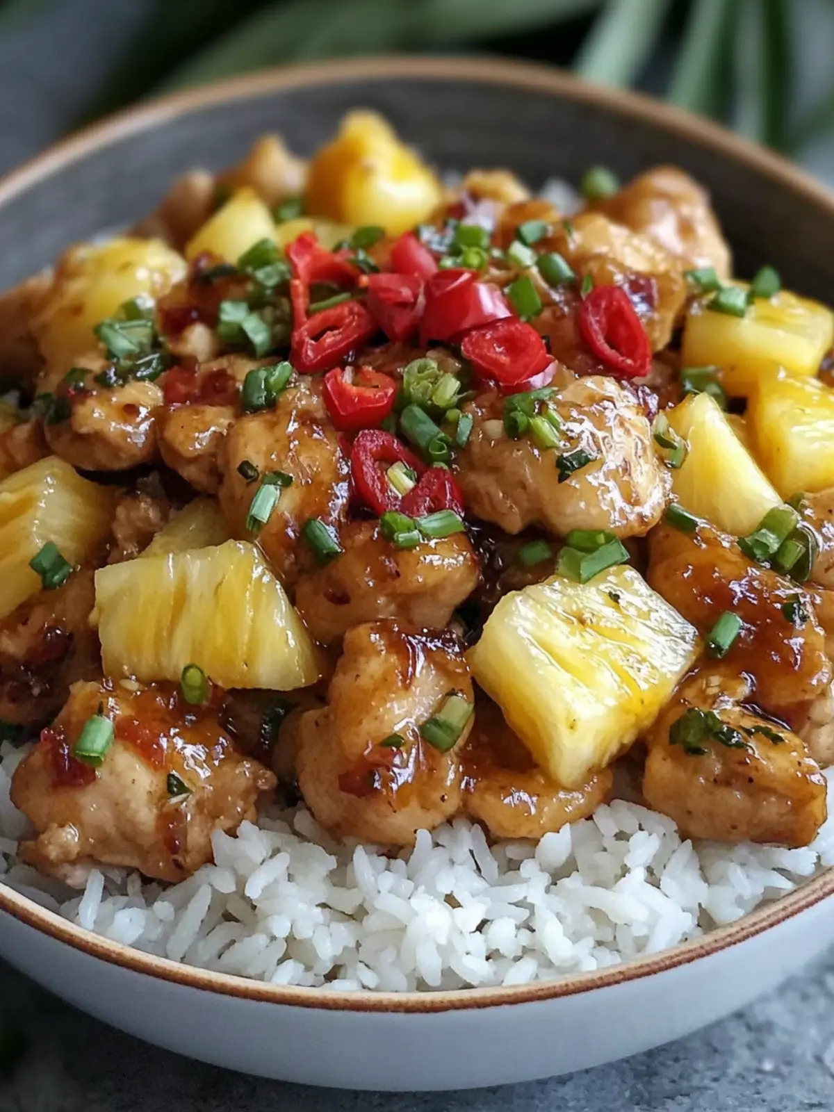 Savory Pineapple Chicken and Rice