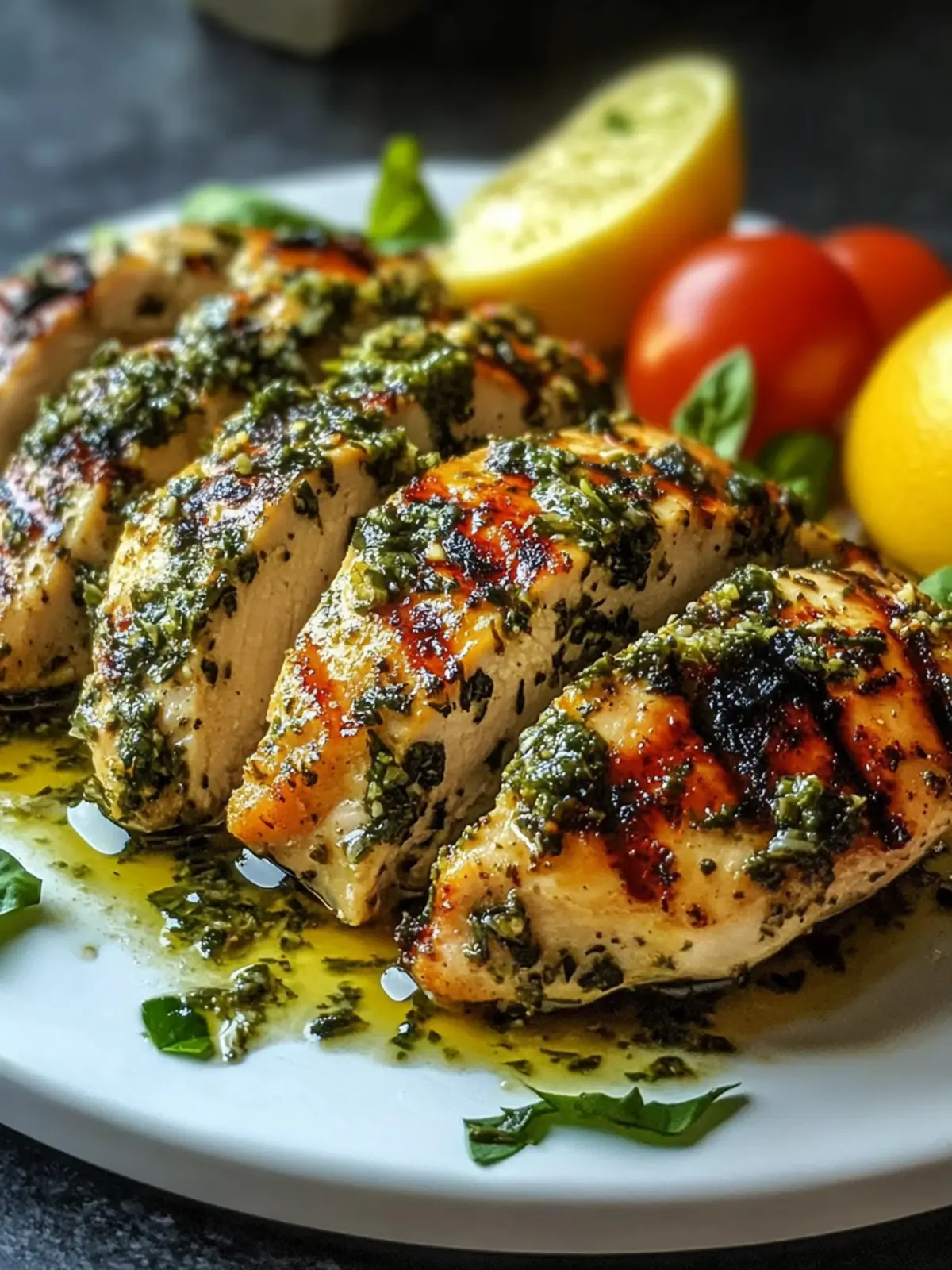 Mediterranean Herb Crusted Grilled Chicken