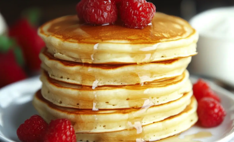 The Best Healthy Fluffy Buttermilk Pancakes