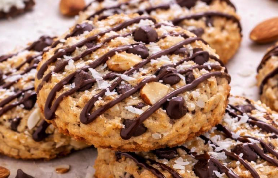 Almond Joy Coconut Macaroon Cookies