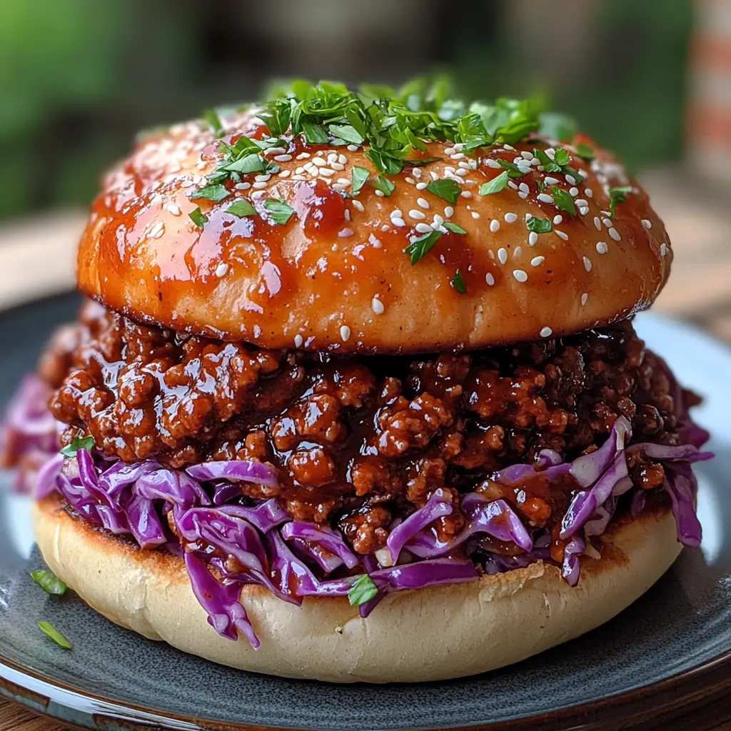 Sloppy Maple-BBQ Turkey Joes