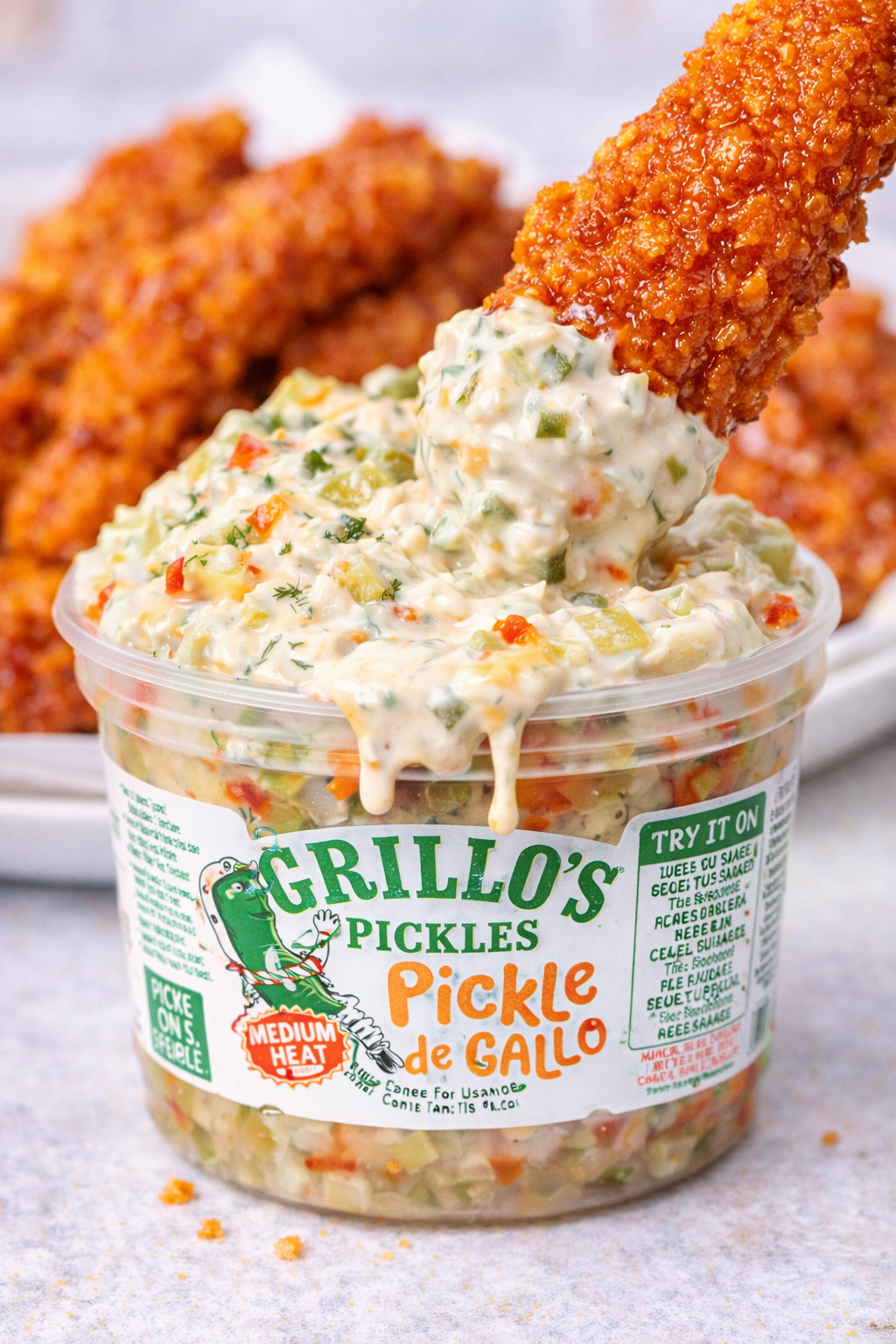 Easy Creamy Pickle De Gallo Ranch Dip