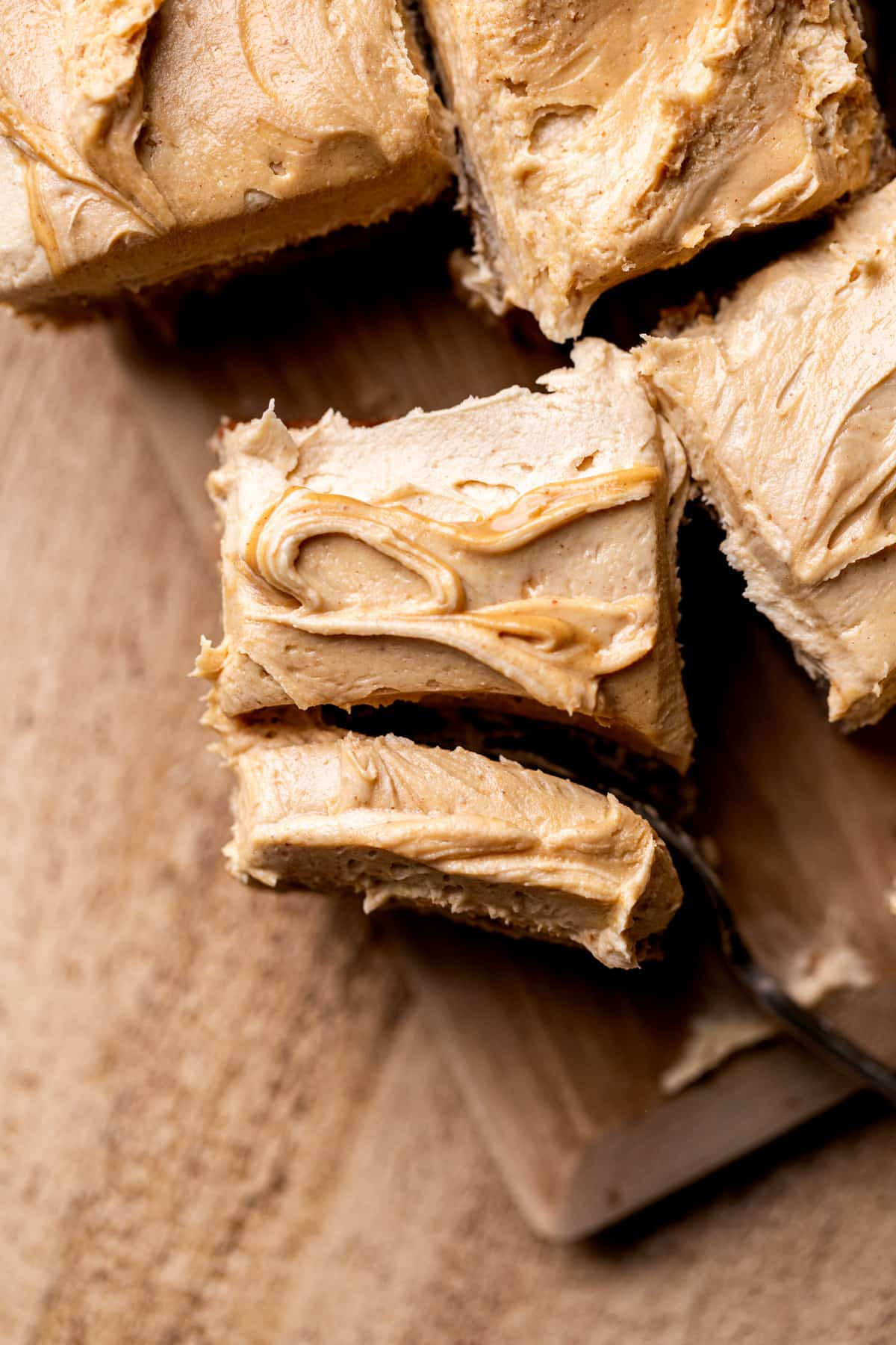 Banana Snack Cake with Peanut Butter Frosting