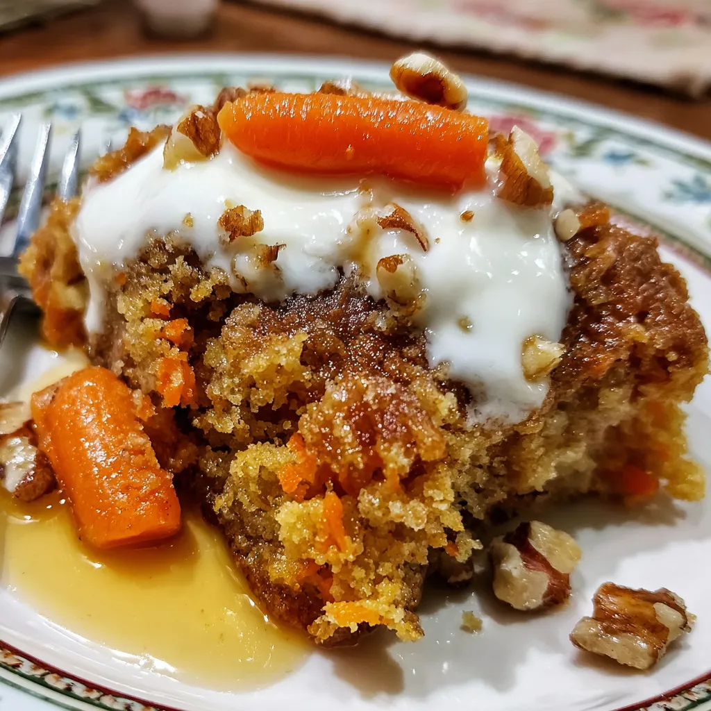 Carrot Cake Cobbler