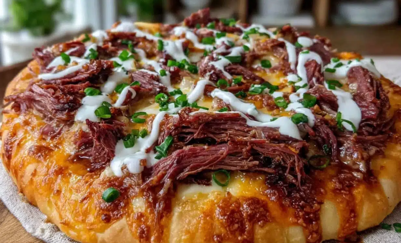 Corned Beef Pizza