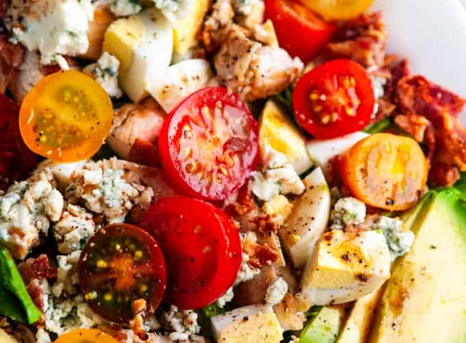 Cobb Salad with Dijon Balsamic Vinaigrette