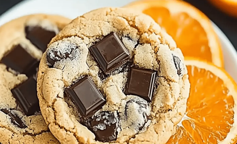 Orange Dark Chocolate Cookies
