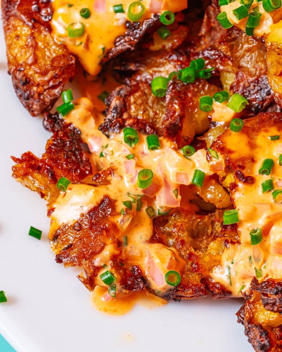 Crispy Gochujang Potato Salad