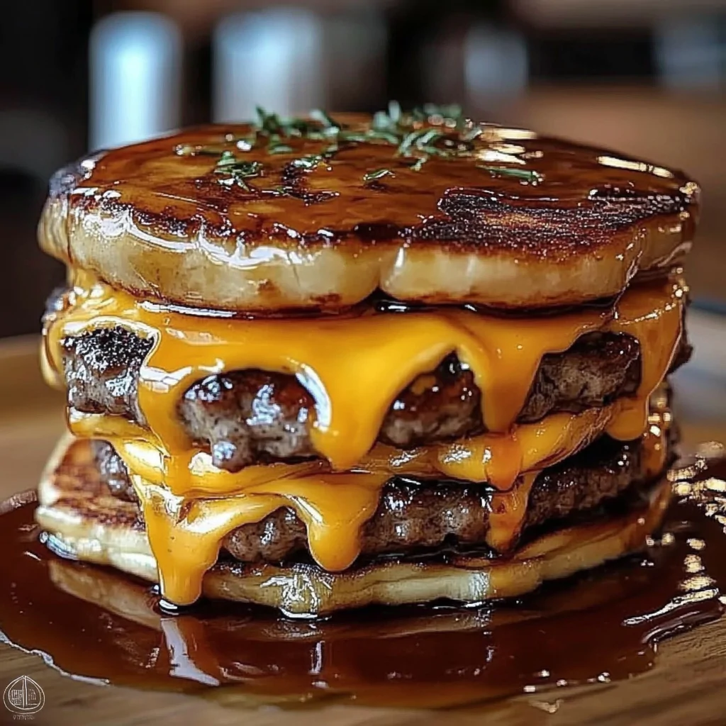 Smash Burger Pancakes Fusion