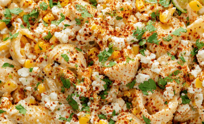Elote Pasta Salad (Mexican Street Corn Pasta Salad)